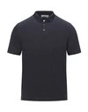 Alpha Studio Polo Shirts In Dark Blue