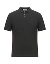 Alpha Studio Polo Shirts In Black