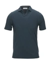 Alpha Studio Polo Shirts In Blue