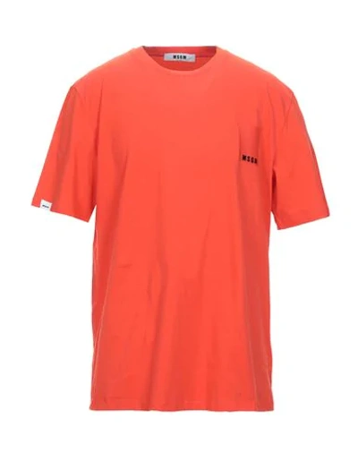 Msgm T-shirt In Red