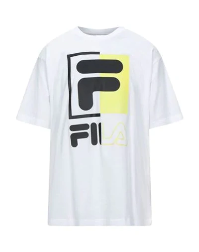 Fila T-shirts In White