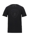 Automobili Lamborghini T-shirts In Black