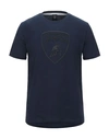 Automobili Lamborghini T-shirts In Dark Blue