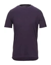 Fedeli T-shirts In Dark Purple