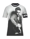 Dolce & Gabbana Cotton T-shirt With James Dean Print In Grey