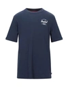 Herschel Supply Co T-shirts In Dark Blue