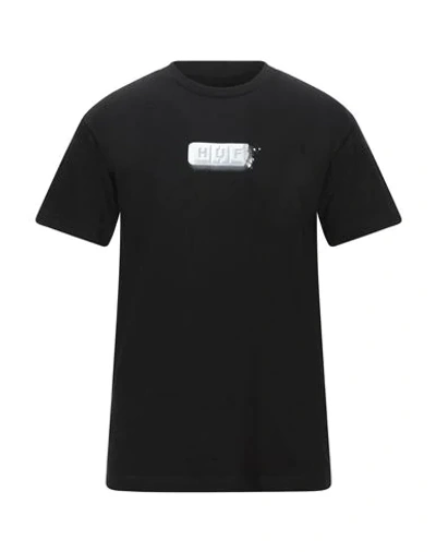 Huf T-shirts In Black