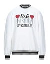 Dolce & Gabbana Sweatshirts In White