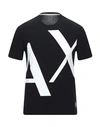 Armani Exchange T-shirt In Black