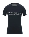 Armani Exchange T-shirts In Blue