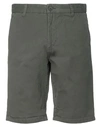 Scout Man Shorts & Bermuda Shorts Military Green Size Xxs Cotton