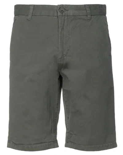 Scout Man Shorts & Bermuda Shorts Military Green Size Xxs Cotton