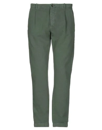 Nine:inthe:morning Nine In The Morning Man Pants Military Green Size 34 Linen, Cotton
