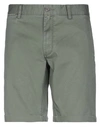 Sun 68 Man Shorts & Bermuda Shorts Military Green Size 31 Cotton, Elastane