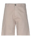 Department 5 Man Shorts & Bermuda Shorts Dove Grey Size 31 Cotton, Elastane