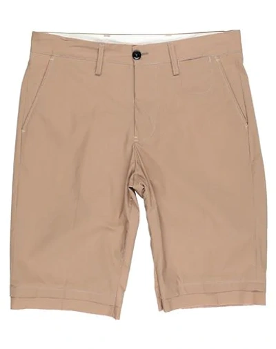 Gazzarrini Man Shorts & Bermuda Shorts Sand Size 28 Cotton, Elastane In Beige