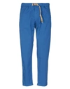 White Sand 88 Casual Pants In Bright Blue