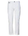 Pmds Premium Mood Denim Superior Casual Pants In White