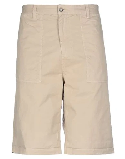 Woolrich Man Shorts & Bermuda Shorts Beige Size 32 Cotton In Gray