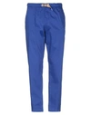 White Sand 88 Casual Pants In Blue