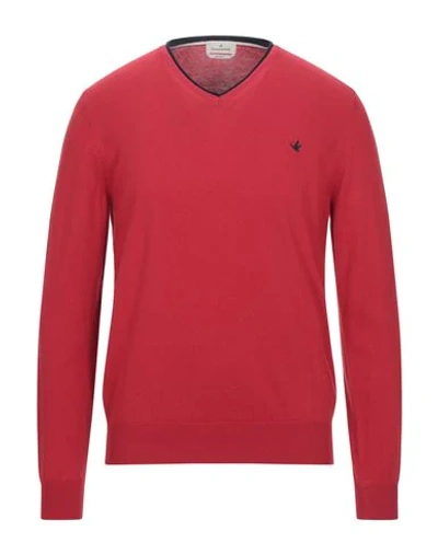 Brooksfield Sweaters In Red