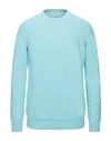 Alpha Studio Sweaters In Sky Blue