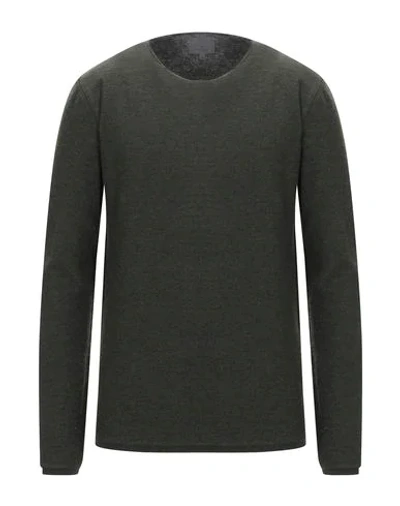 Diktat Sweater In Military Green