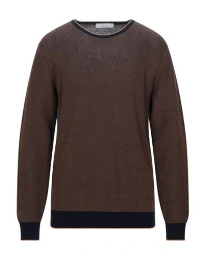 Vneck Sweaters In Beige