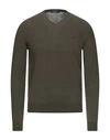 Harmont & Blaine Sweaters In Military Green