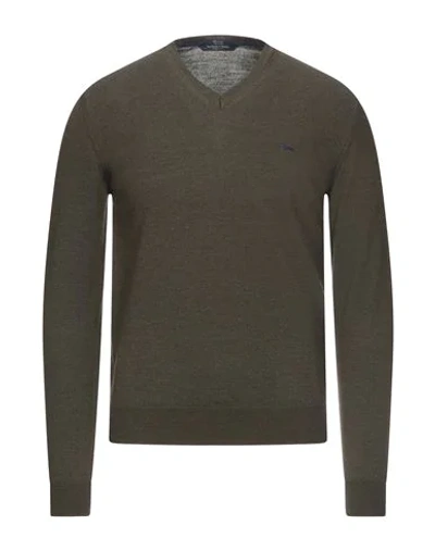 Harmont & Blaine Sweaters In Military Green