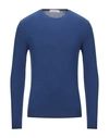 Vneck Sweaters In Blue