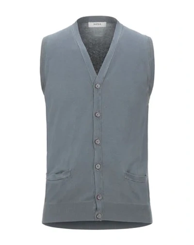 Alpha Studio Cardigans In Grey