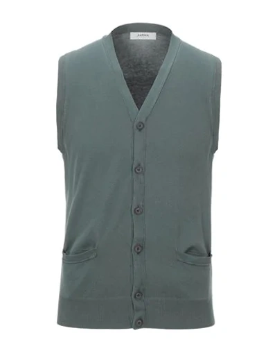 Alpha Studio Cardigans In Green