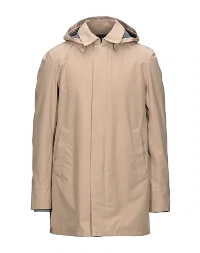 Herno Overcoats In Beige