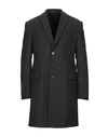 Emporio Armani Coats In Grey