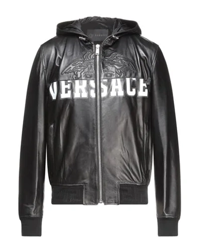 Versace Jackets In Black