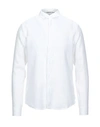 Armani Exchange Stretch Cotton Shirt In White