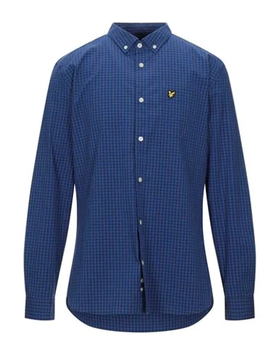 Lyle & Scott Shirts In Blue