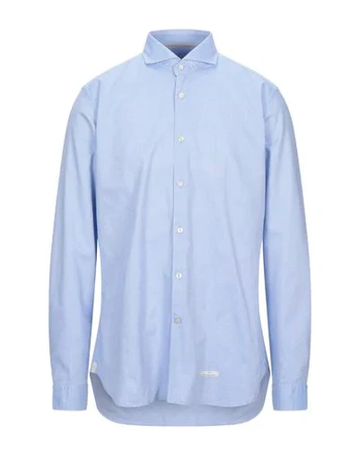 Tintoria Mattei 954 Shirts In Blue
