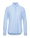 Sonrisa Solid Color Shirt In Sky Blue