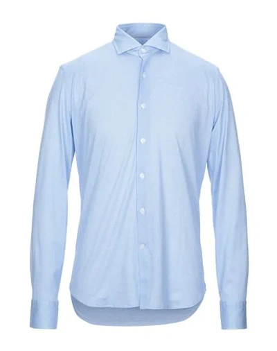 Sonrisa Solid Color Shirt In Sky Blue