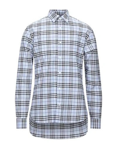 Burberry Shirts In Sky Blue