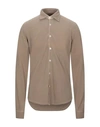 Fedeli Shirts In Camel