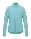 Fedeli Shirts In Turquoise