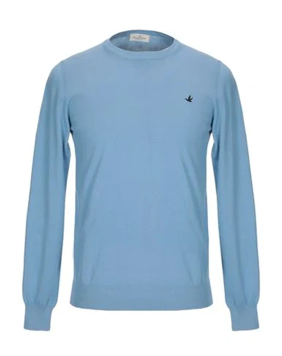 Brooksfield Sweaters In Pastel Blue