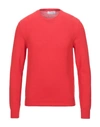 Aglini Sweaters In Red