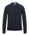 Alpha Studio Sweaters In Dark Blue