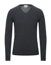 Brooksfield Sweaters In Steel Grey