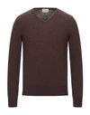 Brooksfield Sweaters In Brown