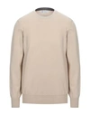 Brunello Cucinelli Sweaters In Beige